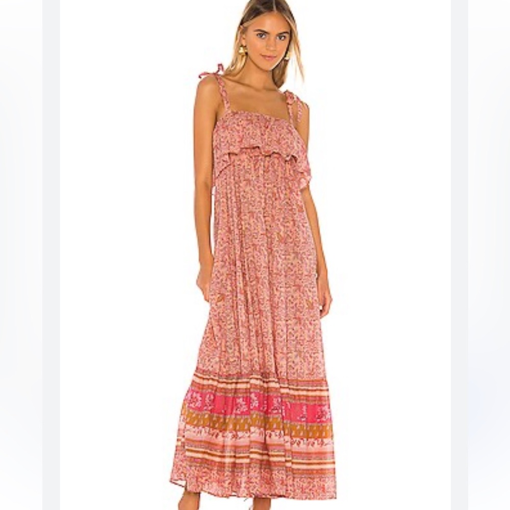 Free People Tangier Floral Pink Maxi Dress